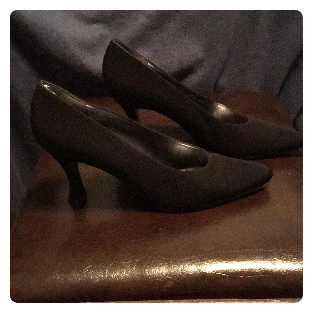 Classic black 3 inch heels